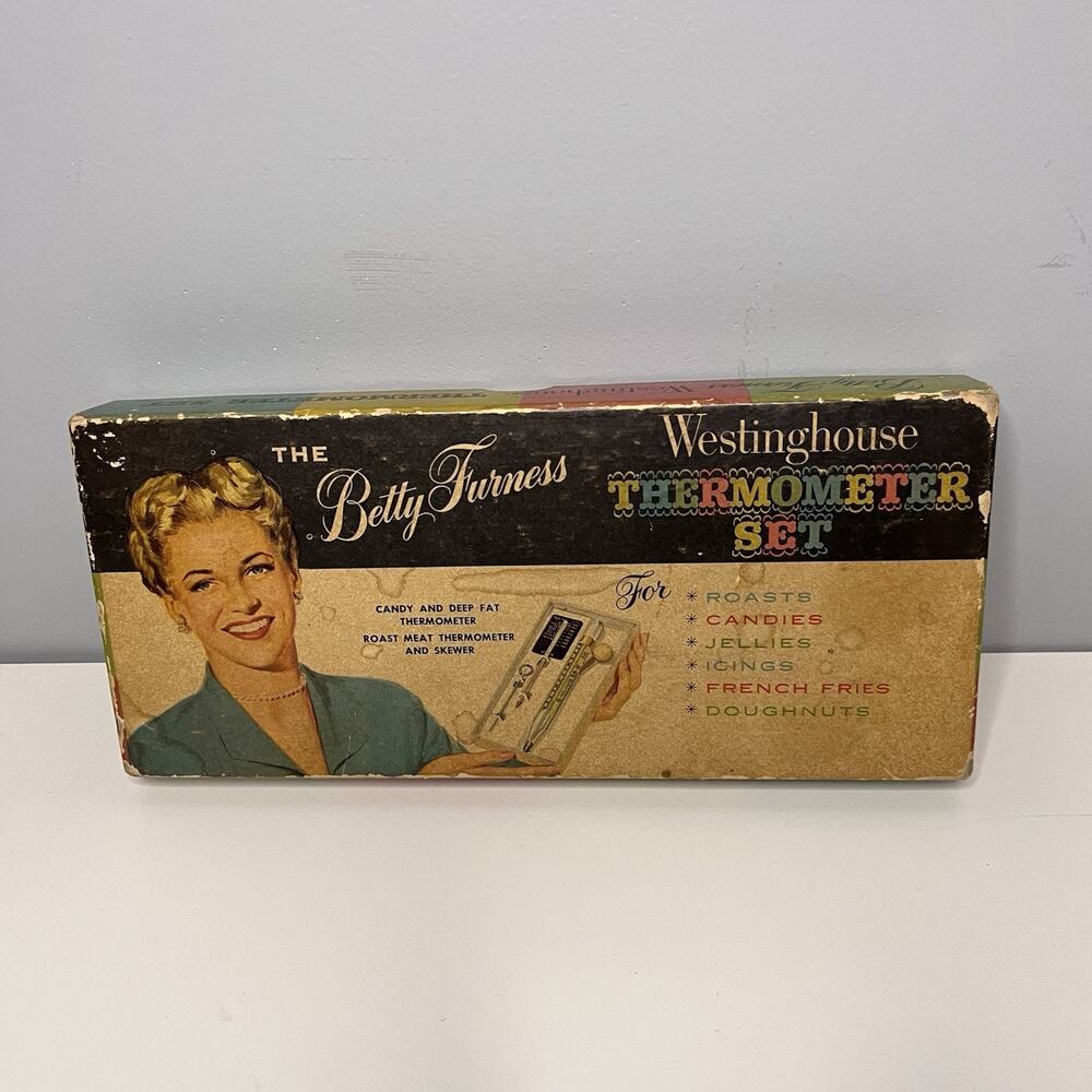 Vintage Betty Furness Westinghouse Thermometer Set w/ Box